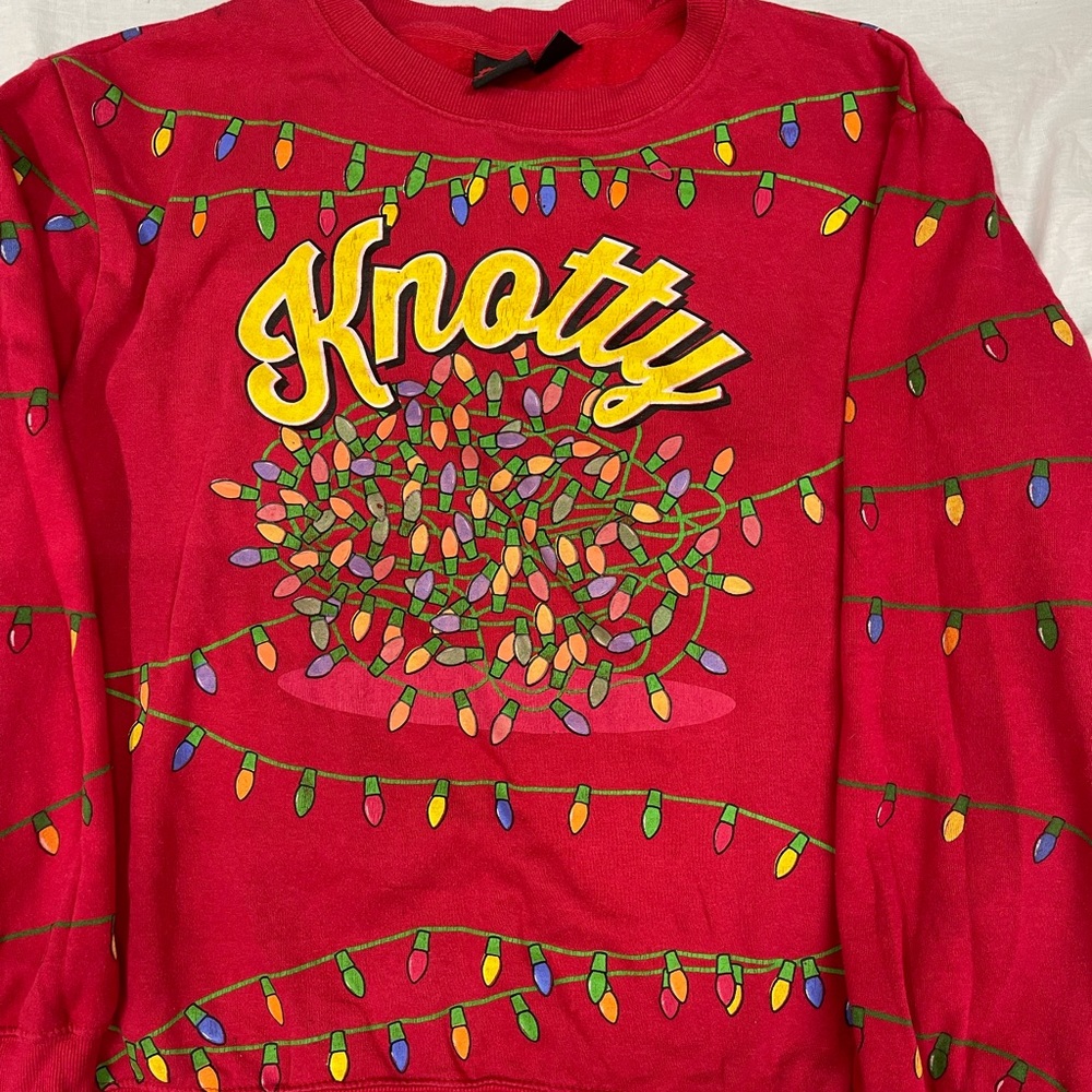 Extra Large “Knotty” - Glow in the Dark Ugly Christmas Sweater